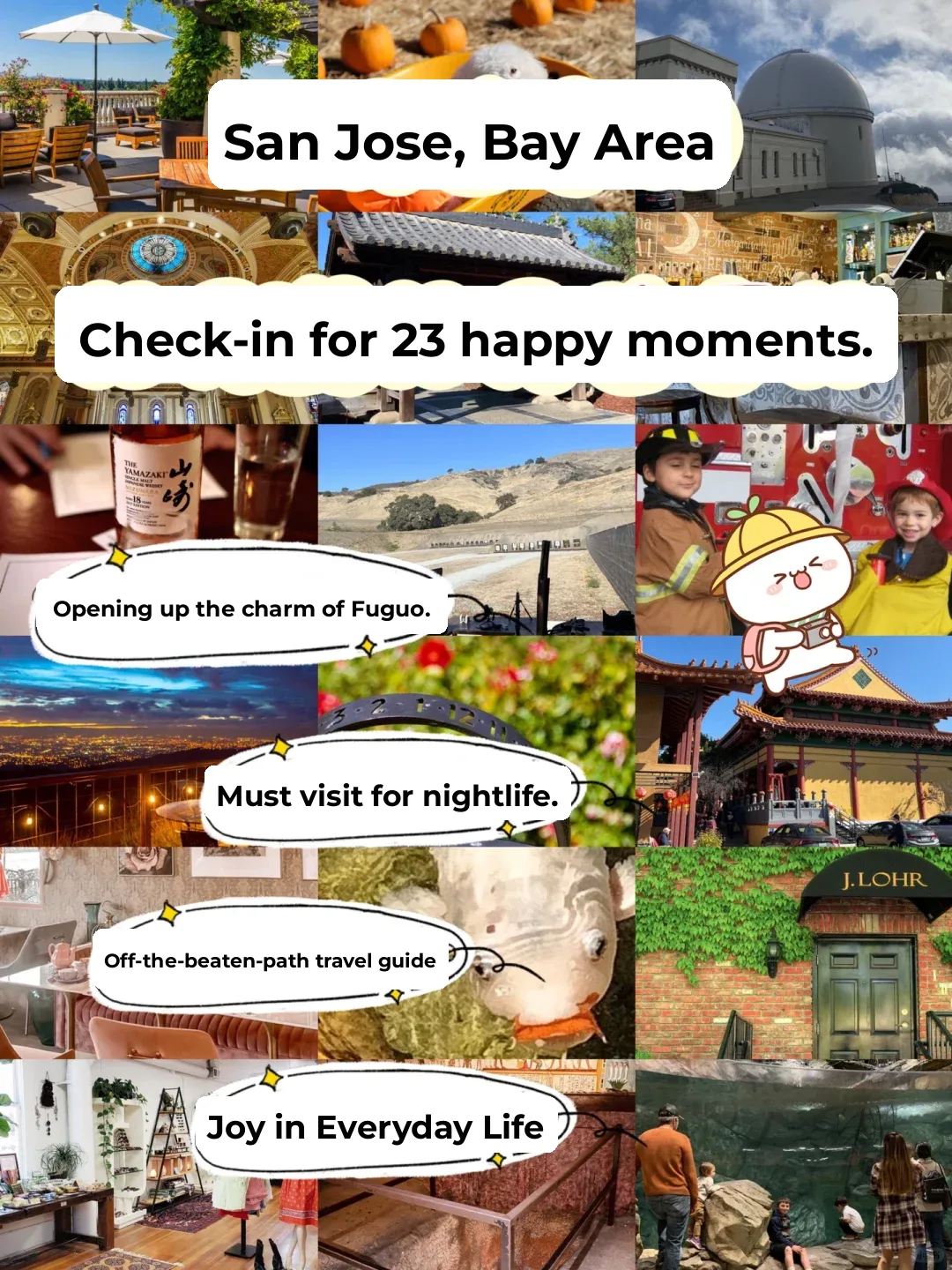 Bay Area San Jose 🌥️ Daily Life Check-In: 23 Moments of Bliss 😌