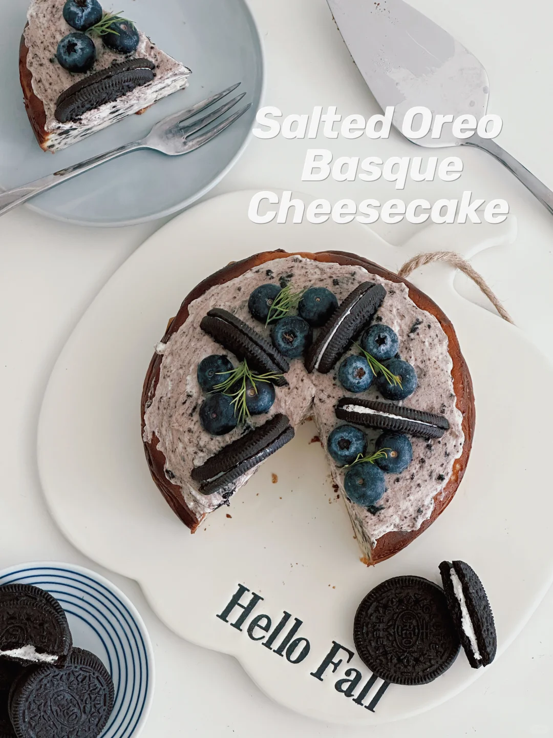 San Diego SD Hidden Gem: Sea Salt Oreo Basque Cheesecake