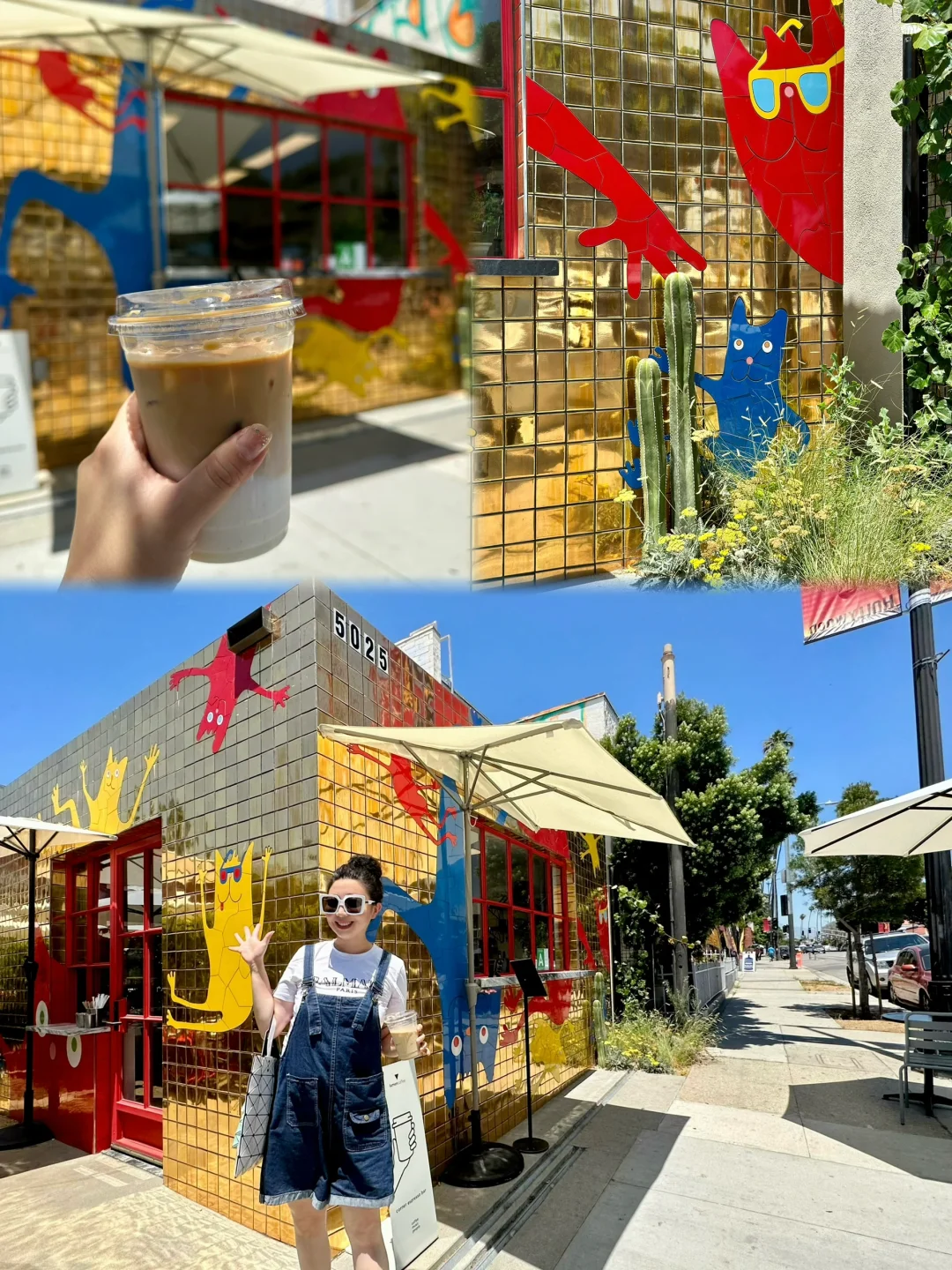 New Coffee Shop Next to LA's Chinatown is 🌈 Adorable! ☕️