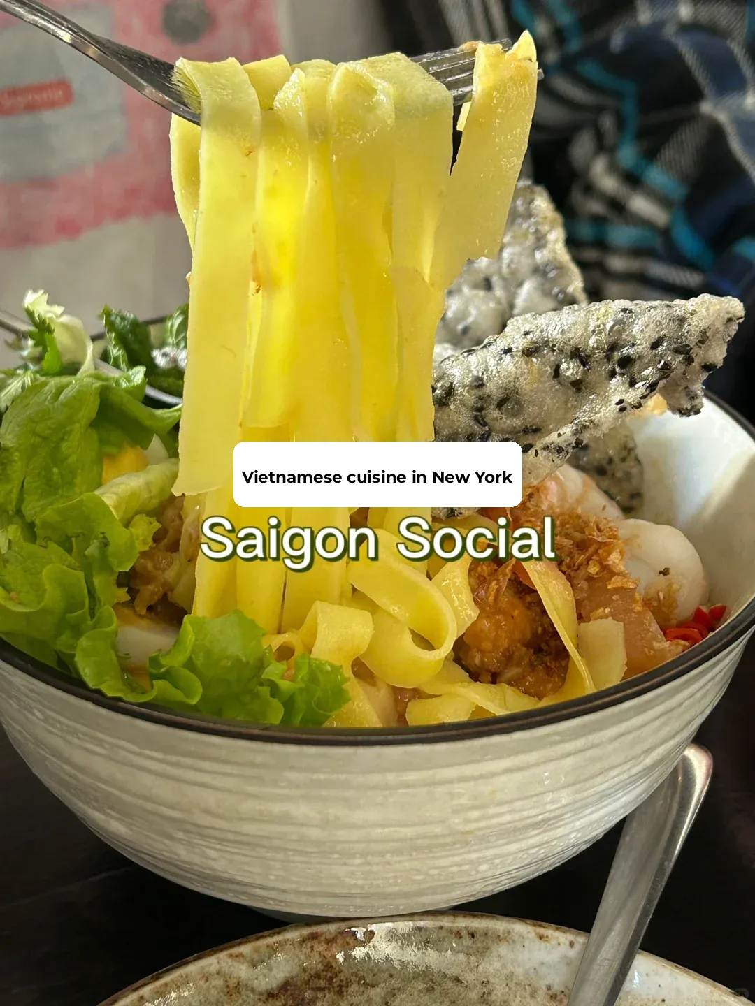 This is probably the liveliest bowl of noodles you'll ever encounter.