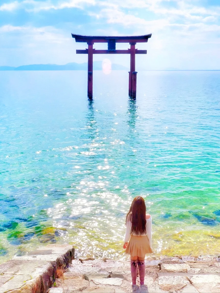 Hidden Gems Near Osaka 🌸 Kyoto's Stunning Sea Shrine! ✨