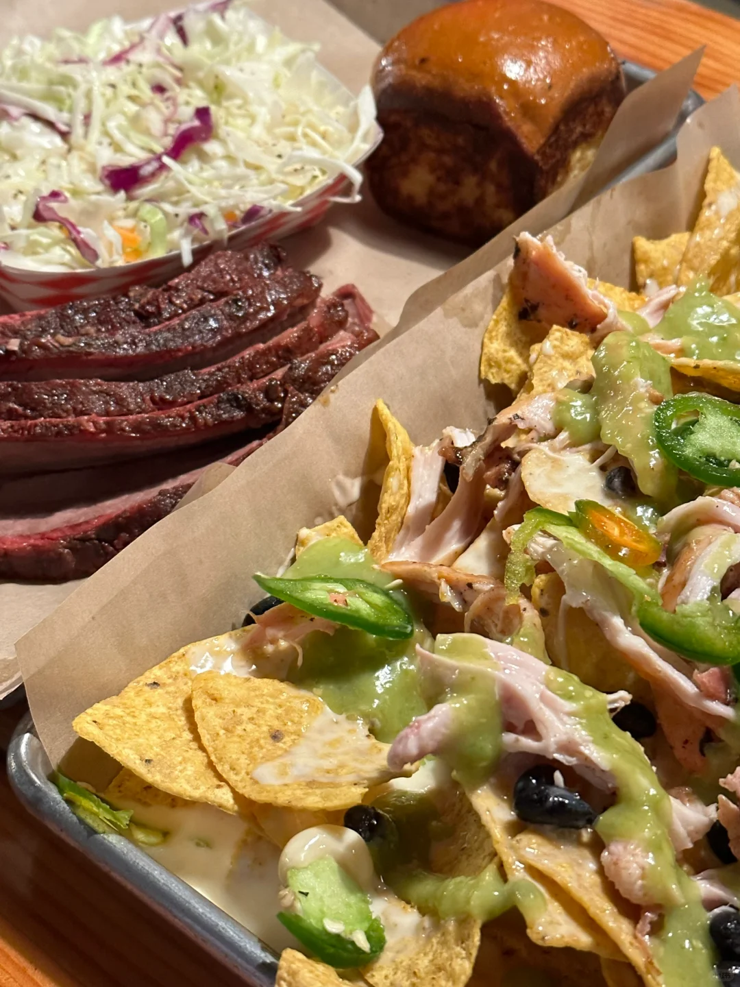 BBQ feasts after skiing in Denver, USA 😍