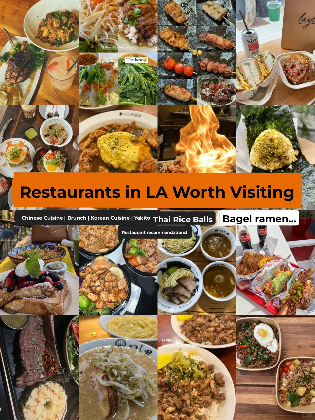 🍽️ Must-Try Eats in LA (Part 1)