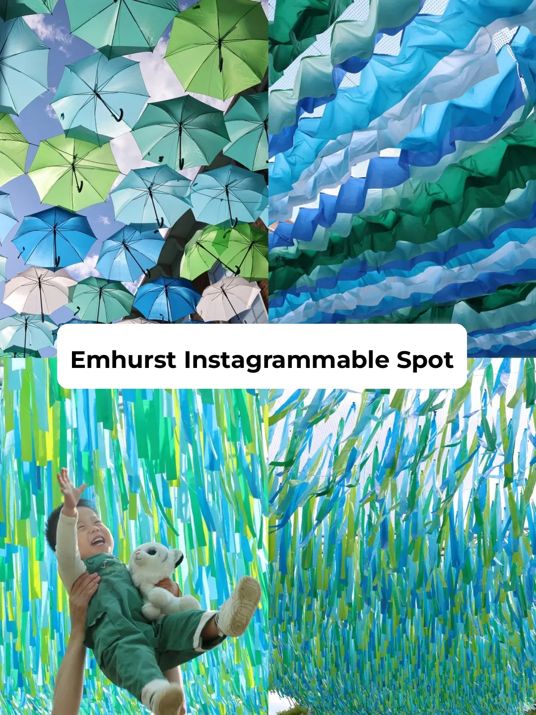 Chicago Surroundings: Umbrellas Floating in the Sky ☂️ and Waves 🌊