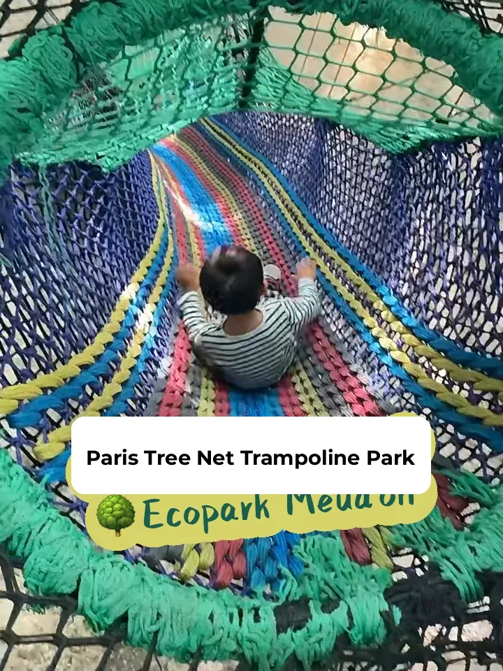 🌳 Tree Net Trampoline Park near Paris - Kids Pass Out As Soon As They Get Home!
