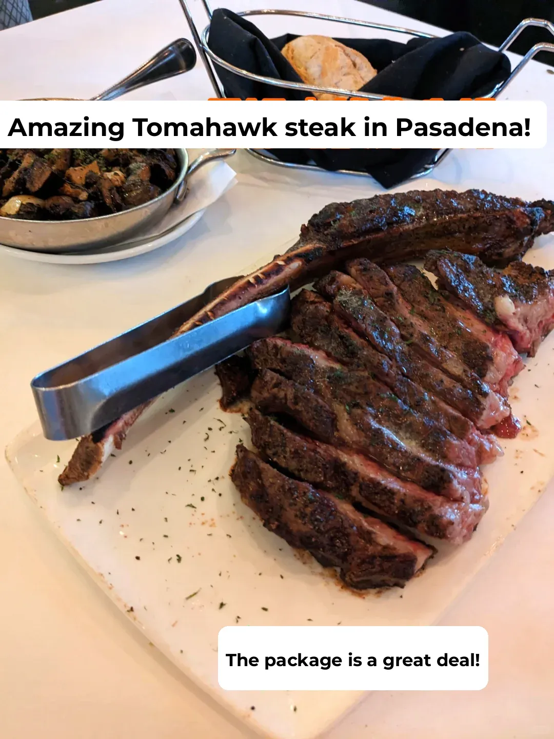Unbeatable Tomahawk Steak Deal in LA's Pasadena!