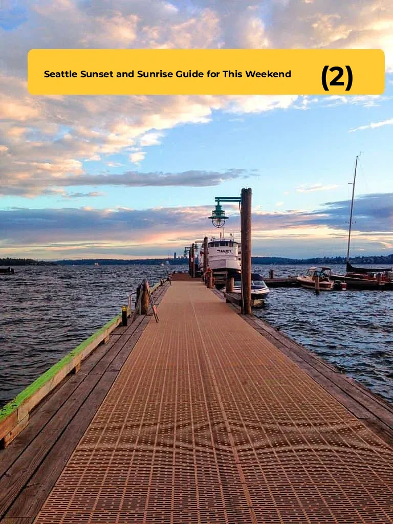 Save This! | Top Spots for Stunning Sunrises & Sunsets Around Seattle - Part 2