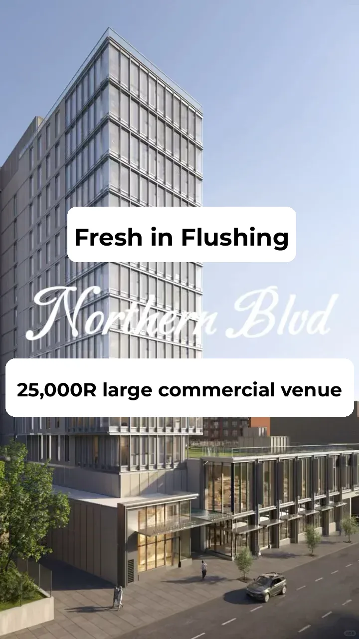 Rare Find! High-End Large New Commercial Space in Flushing Comes with Built-In Foot Traffic!