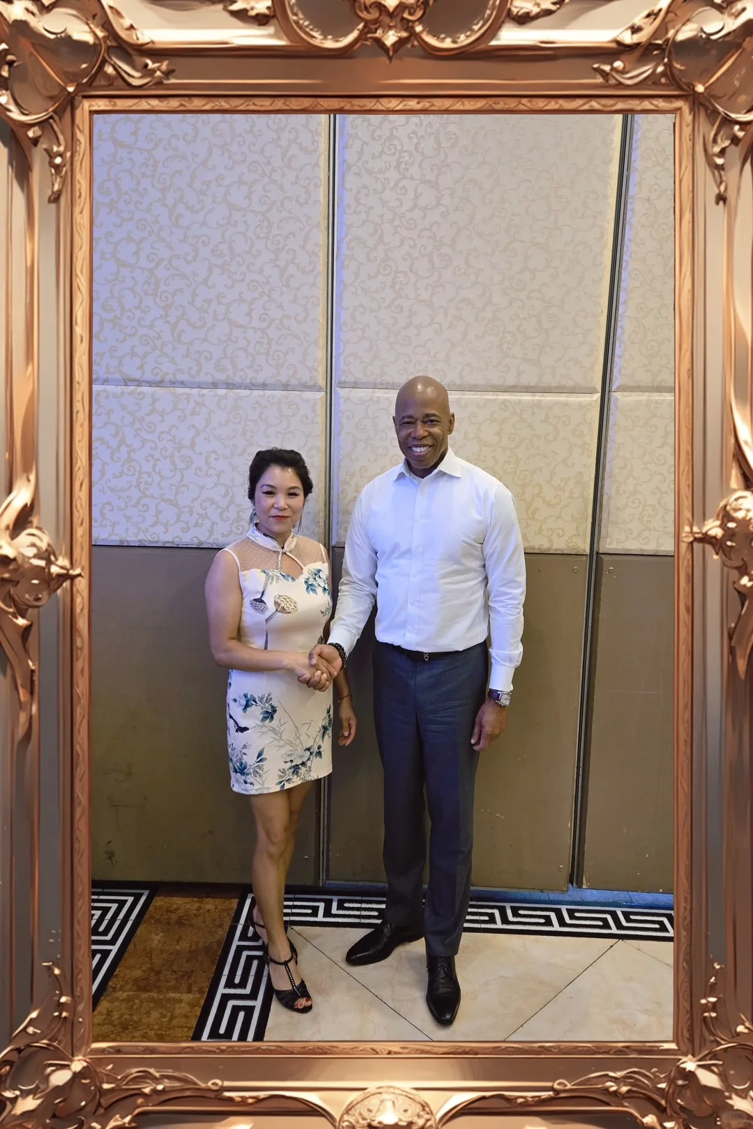 Mayor Eric Adams of New York City Hosts Dinner Banquet at Jun Hao Restaurant