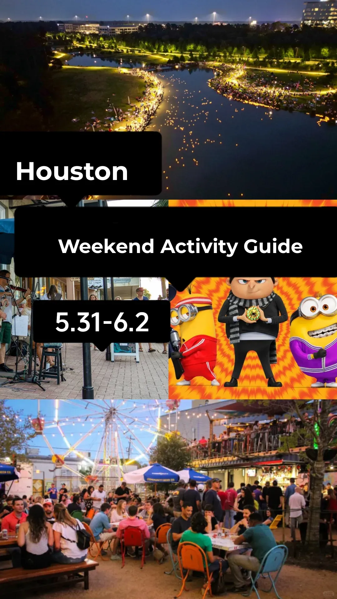 The latest roundup of weekend activities in Houston is here✌️