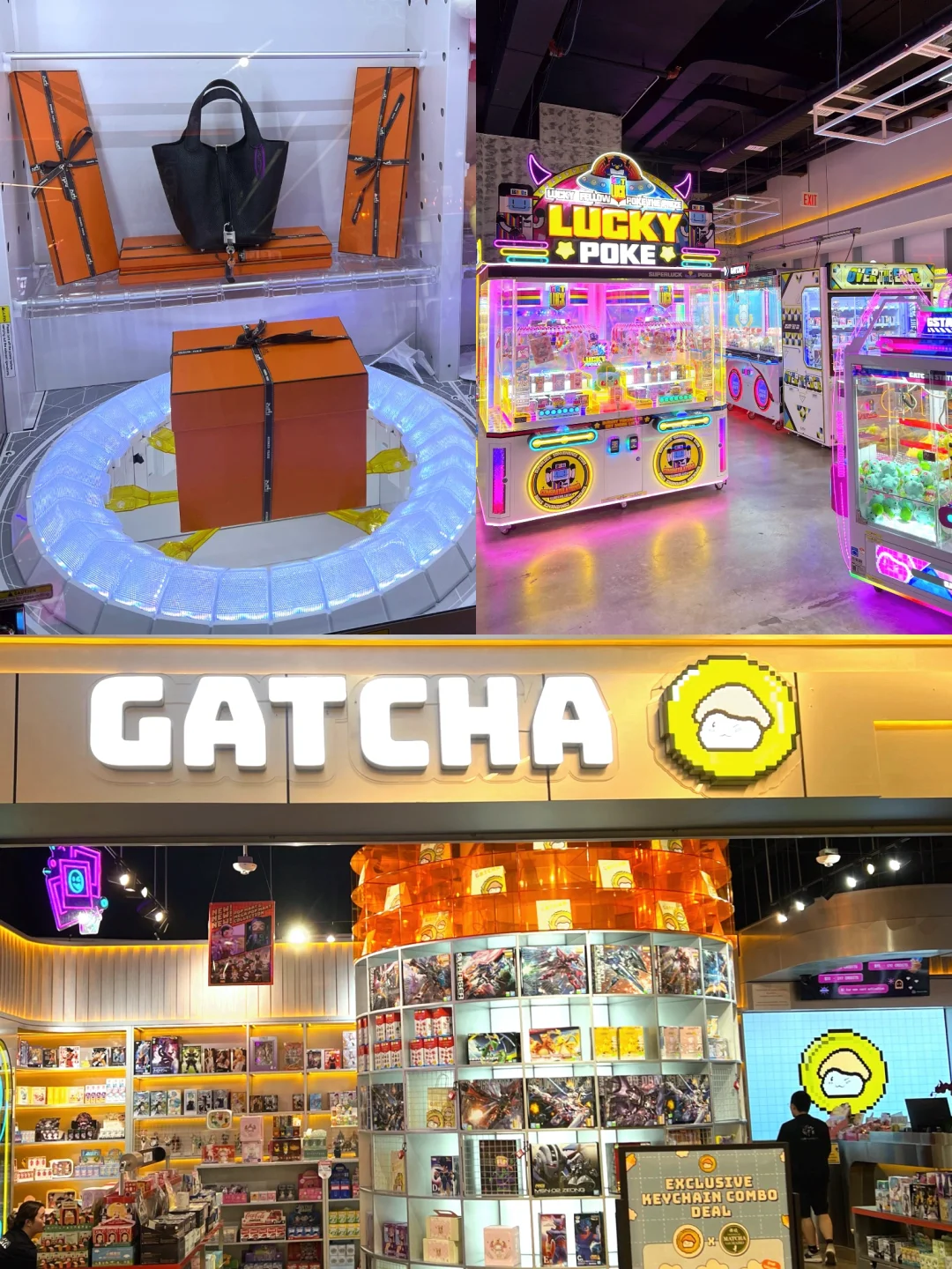 NYC 🔥 Arcade with Hermes-Grabbing Crane Games!