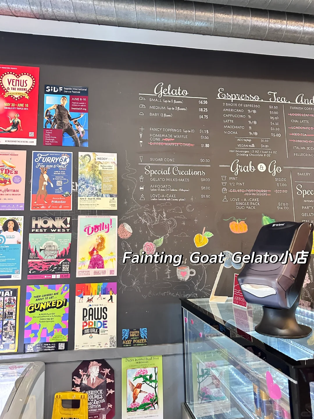 Fremont's Iconic Seattle Eatery & Pineapple Peach Gelato