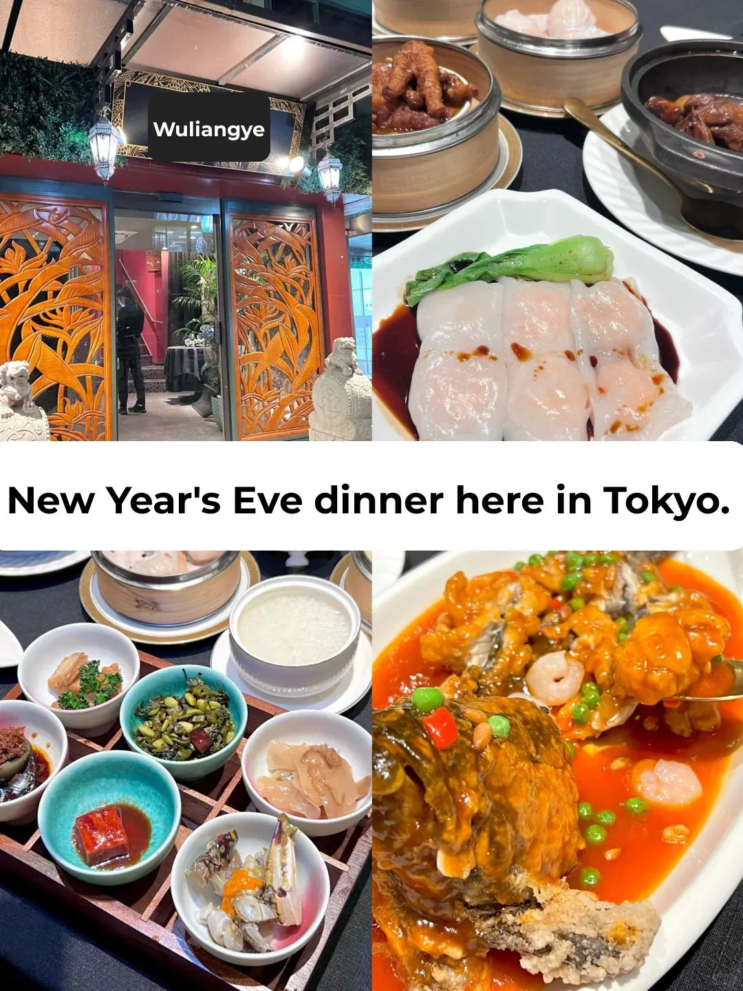 Roppongi Gourmet✨｜Celebrate Tokyo's New Year's Eve Dinner at Wuliangye!!