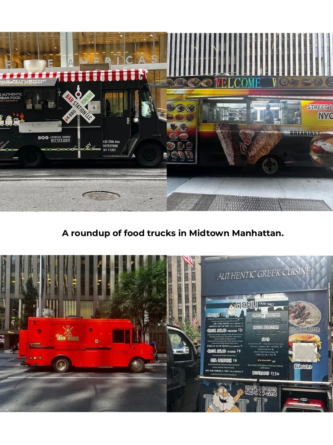 "Comprehensive Guide to Food Trucks in Midtown Manhattan"