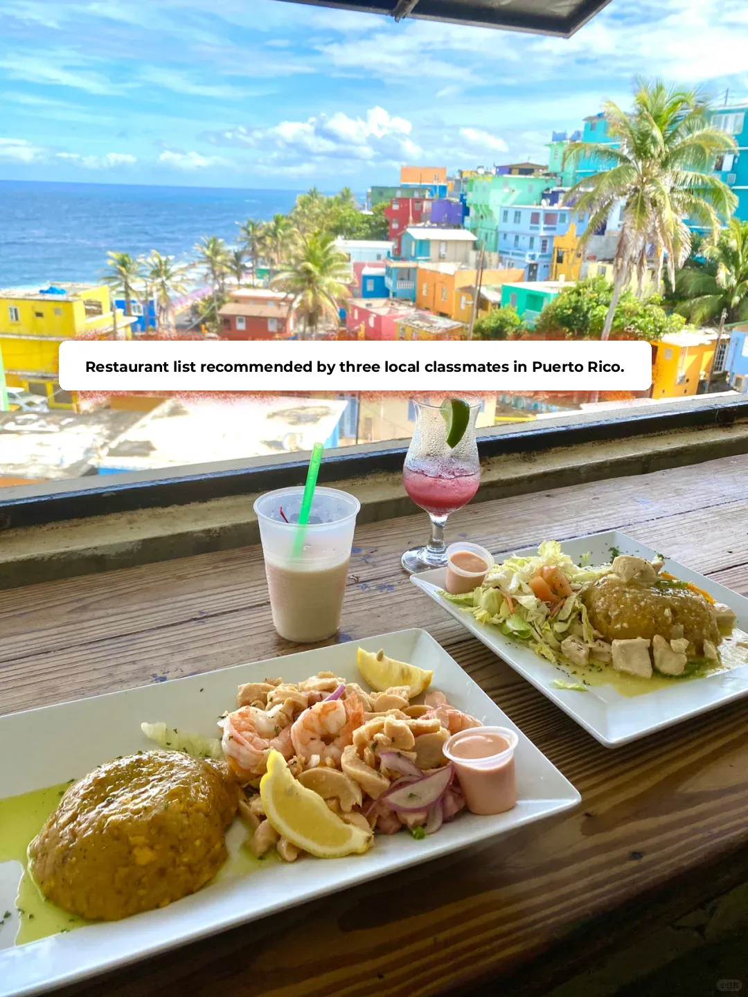 Puerto Rico 🇵🇷 Local Classmate's Restaurant Recommendations