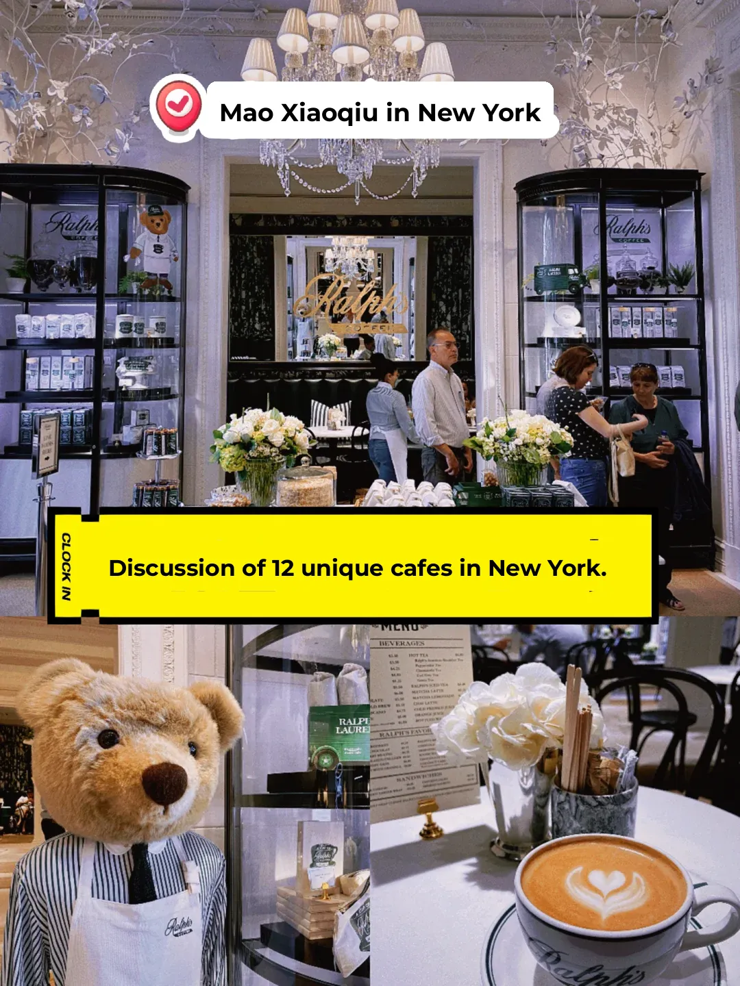 NYC 2023 | Drop Your Fave Cafe, One Per Person