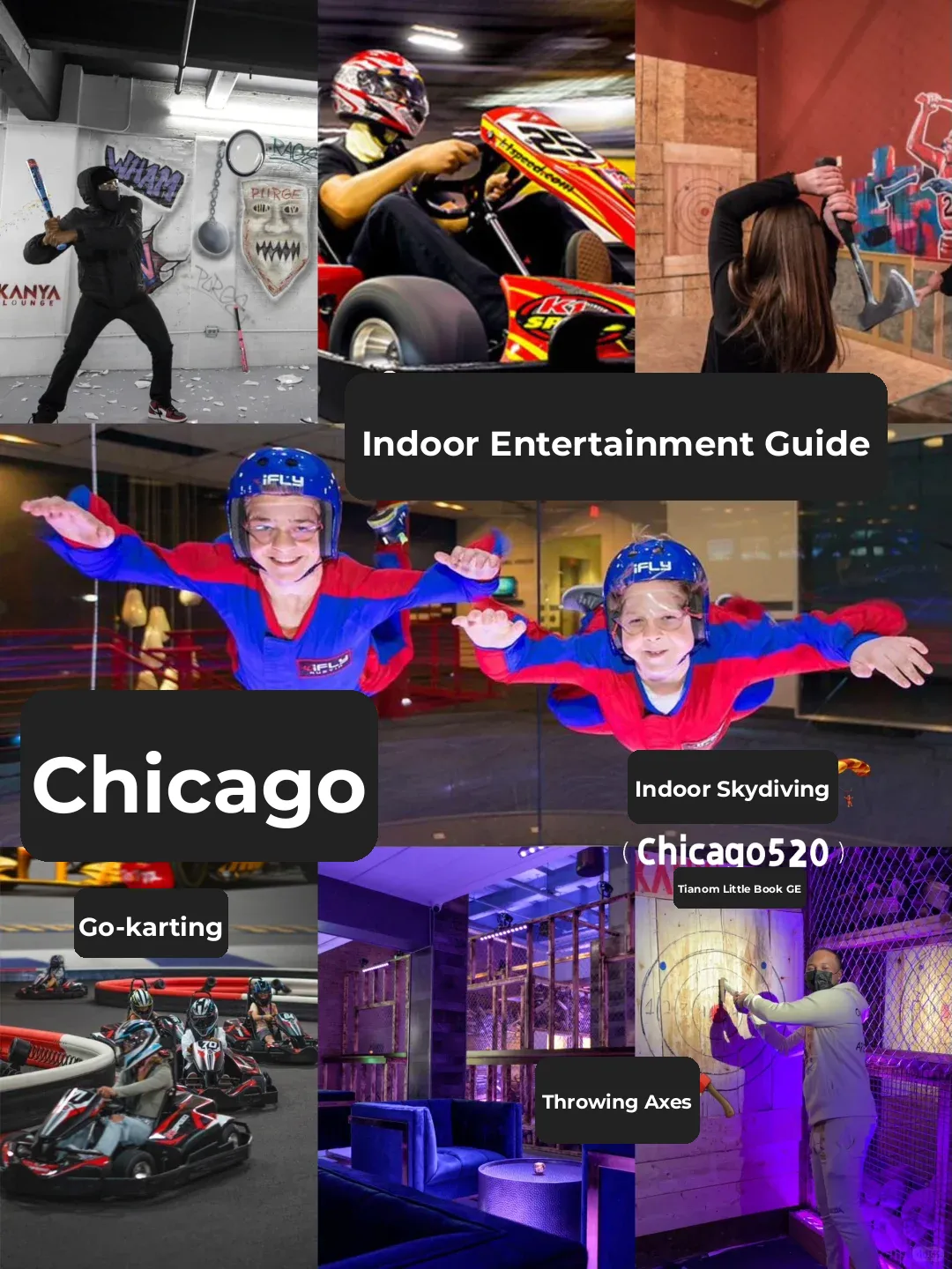 【Chicago】Indoor Entertainment Guide 1: Go-Karting 🚗 & Indoor Skydiving 🪂