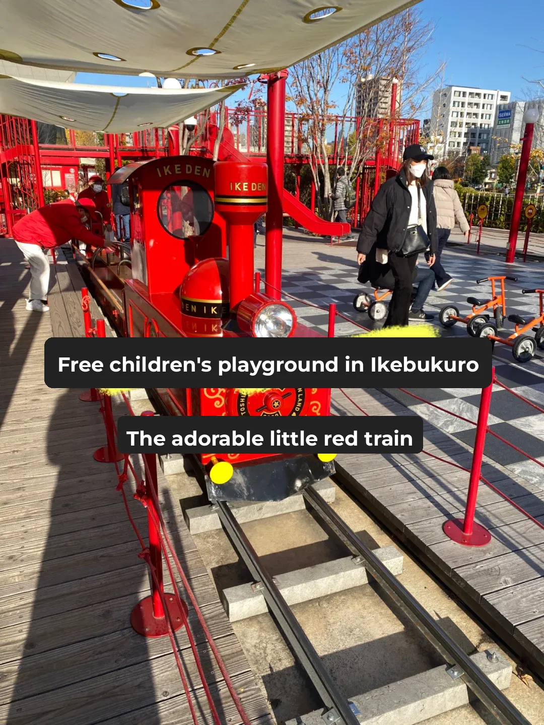 Ikebukuro's Red Children's Playground, Highly Recommended!