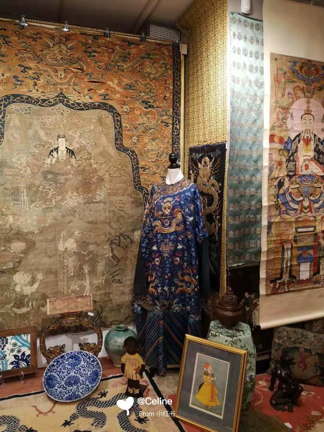 Whose royal highness left their dragon robe and jacket here?