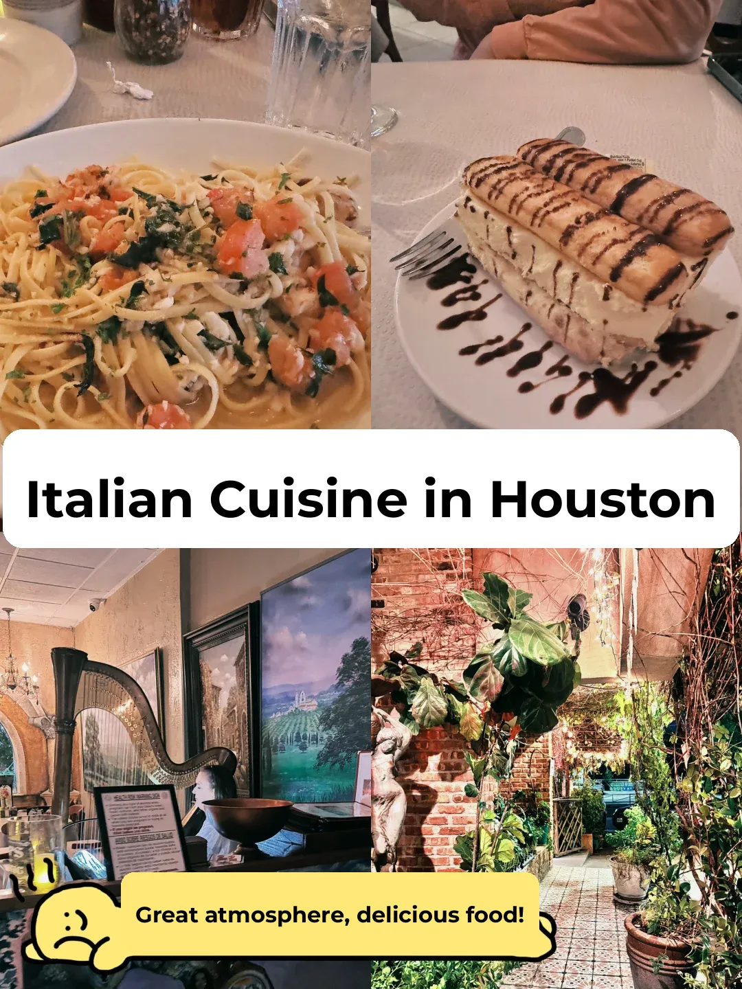 Houston | Italian Cuisine with Live Harp Performance ~