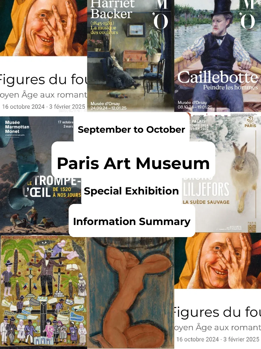 🇫🇷Special Exhibition Dates & Ticket Prices🇫🇷