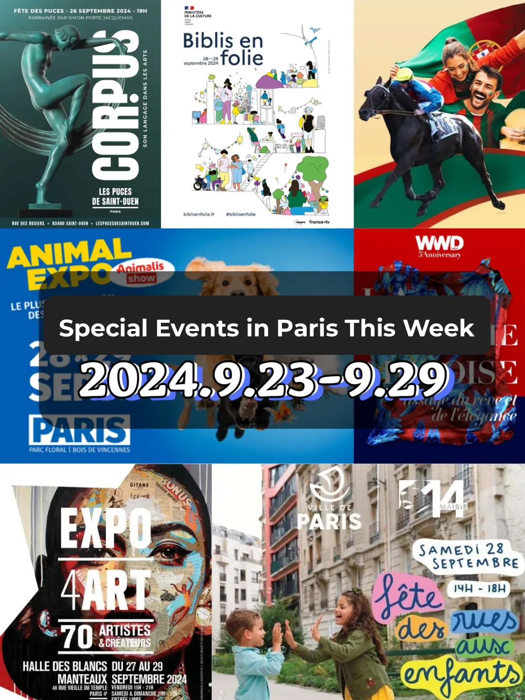 September 23-29: A Roundup of Paris's Must-Do Events
