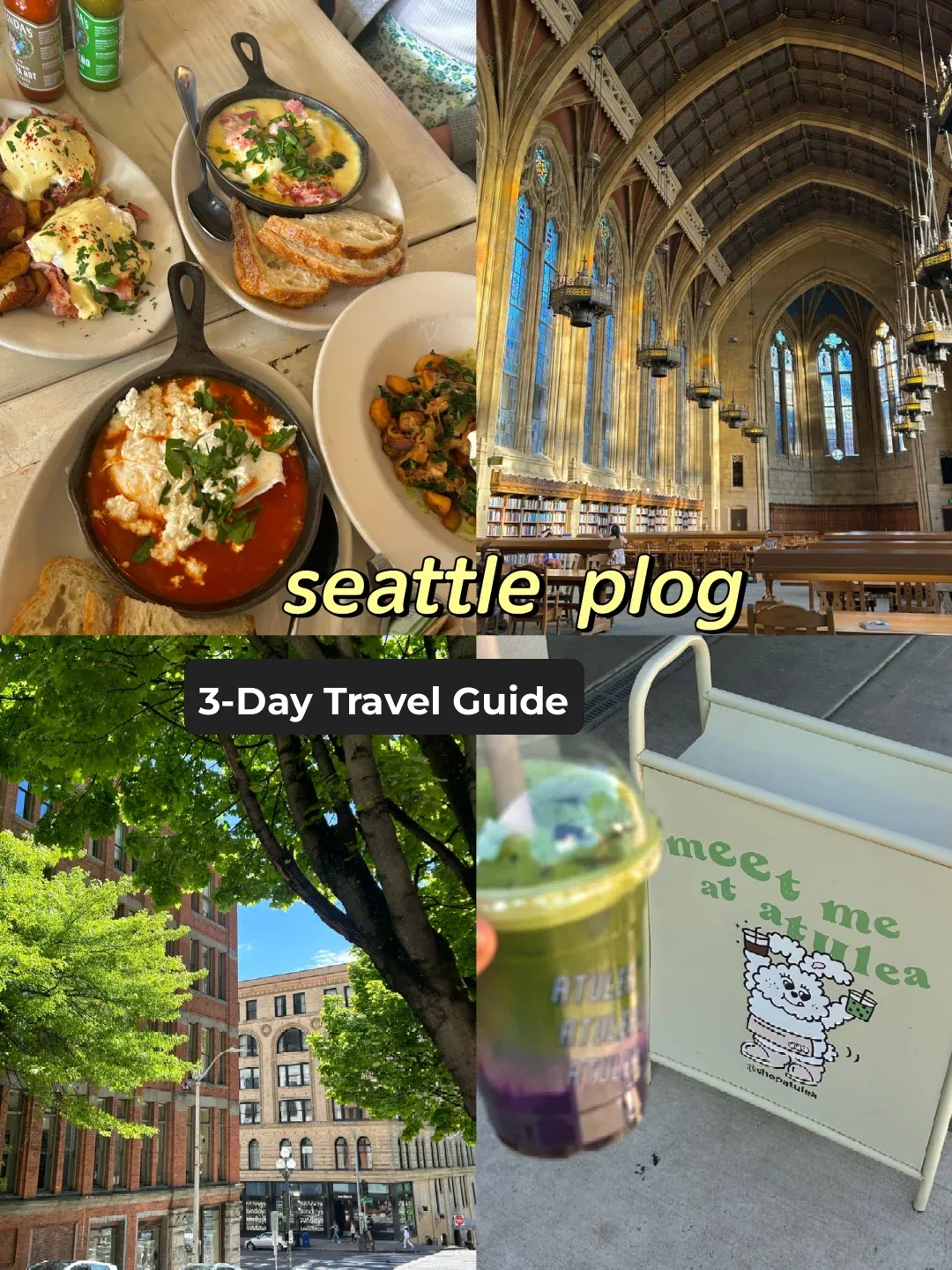 Third Time in Seattle 💐｜3-Day Itinerary