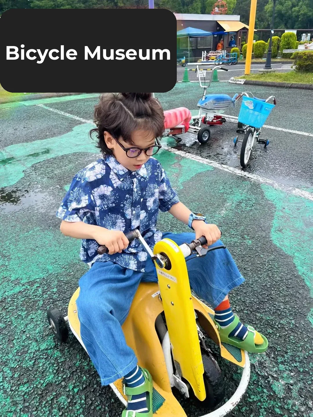 Osaka, Japan 🚴‍♀️ Bicycle Museum ➡️ Plaza Kids Playground