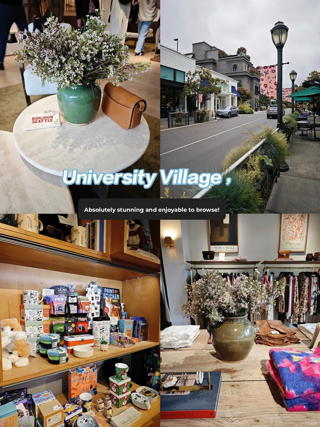 U Village's shopping scene is on par with half of Vancouver's retail district.