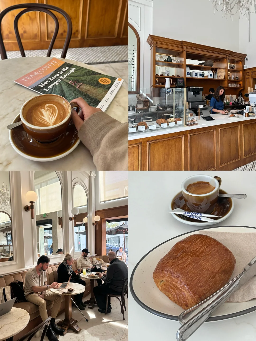 Los Angeles ☕️ Beverly Hills' Luxurious "Maillard" Brown-Toned Retro Café