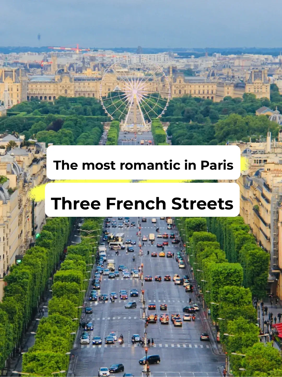 🇫🇷 Paris  3 Most Romantic French Streets 🌹