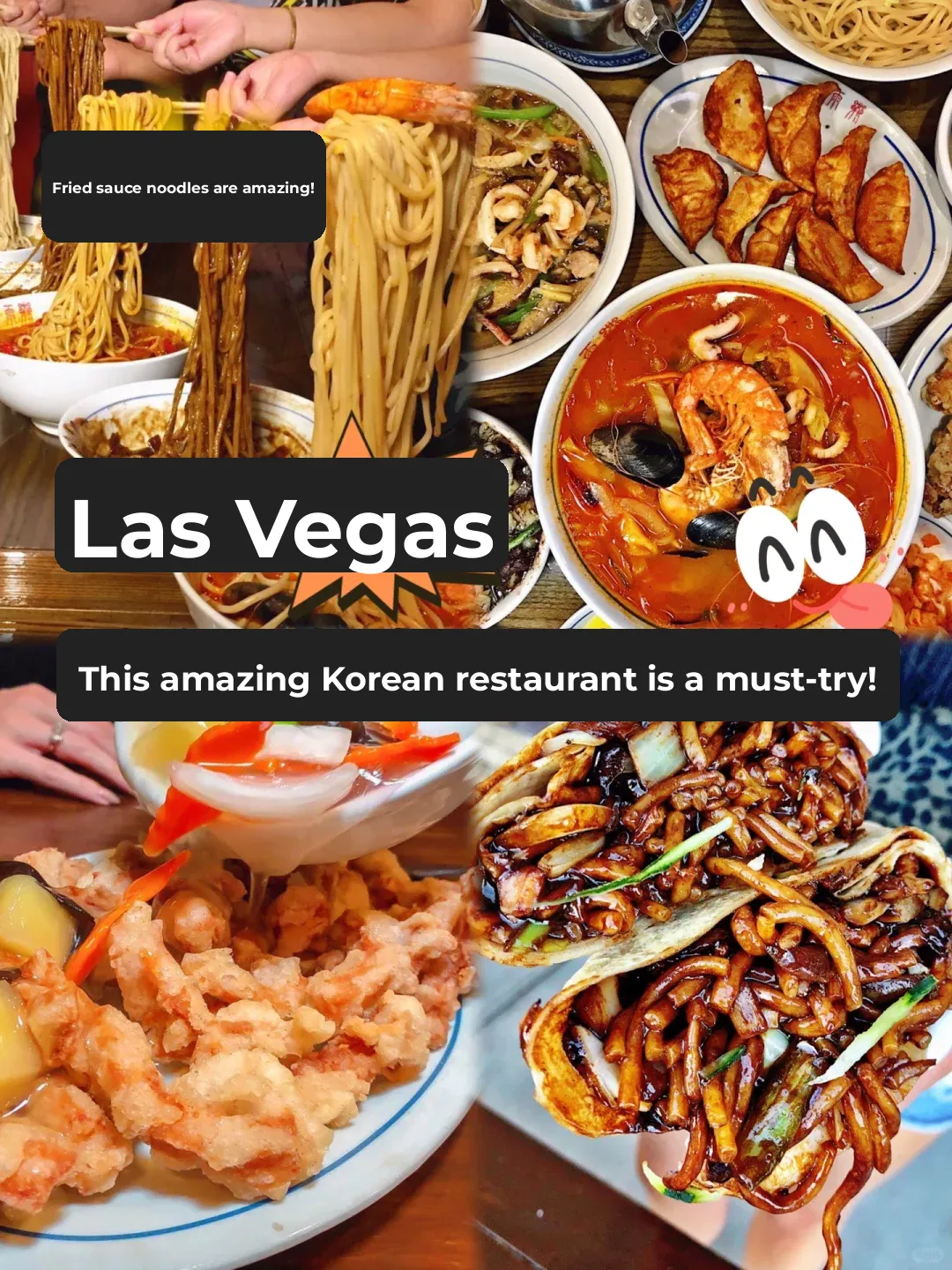 Hidden Gem Korean Eats in Vegas 🔥 The Fried Noodles are Absolutely Delicious
