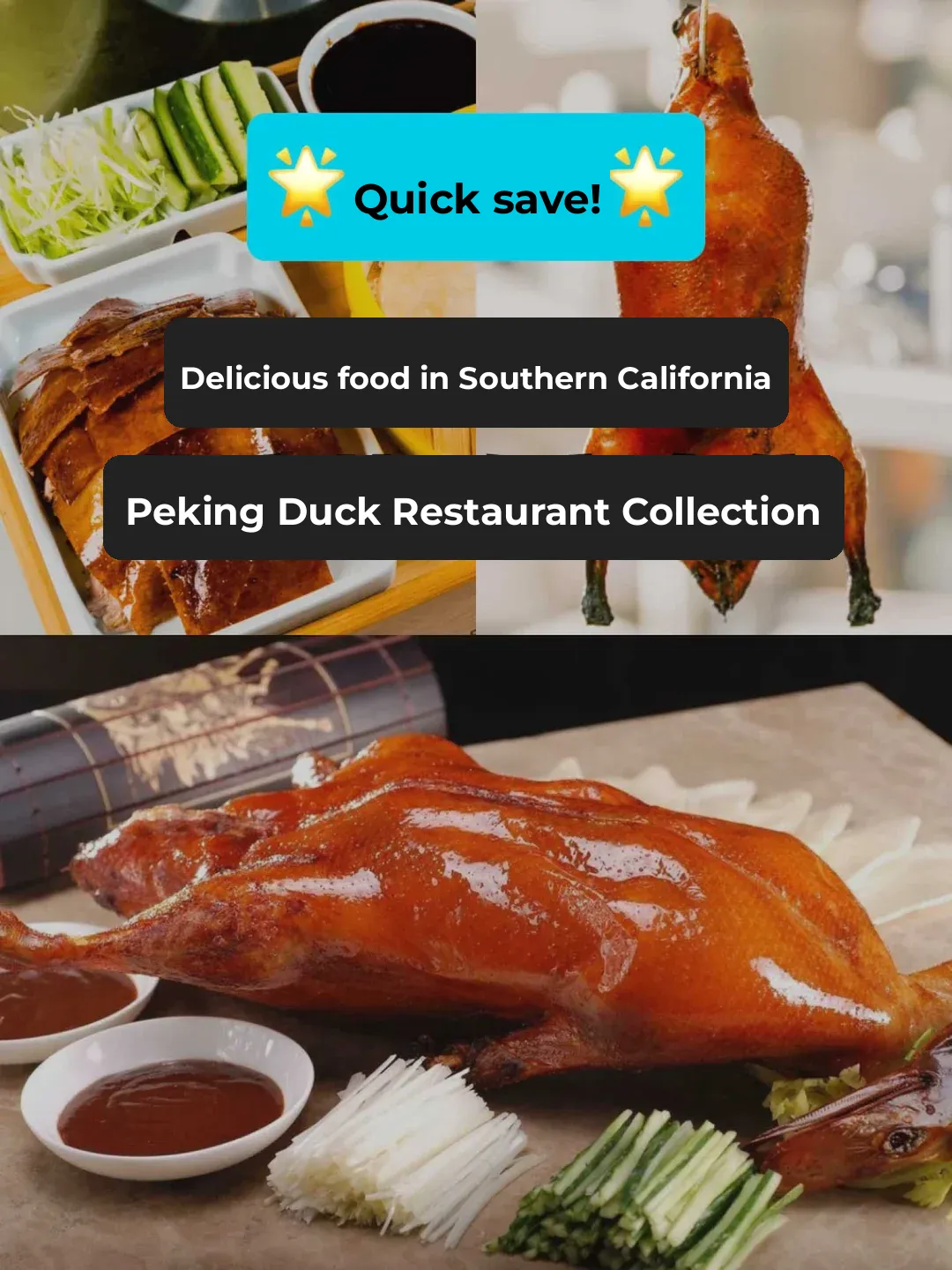 Save This! Top Beijing Duck Spots in SoCal!