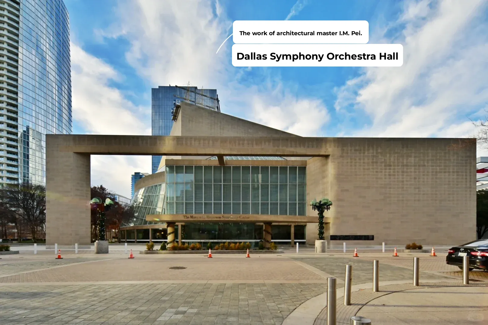 Master Architect I.M. Pei's Iconic Work: The Dallas Symphony Orchestra Hall