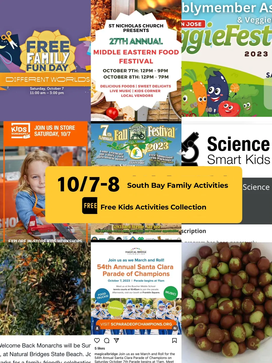 10/7-10/8 Free Family-Friendly Activities in South Bay: A Complete Guide for Parents and Kids