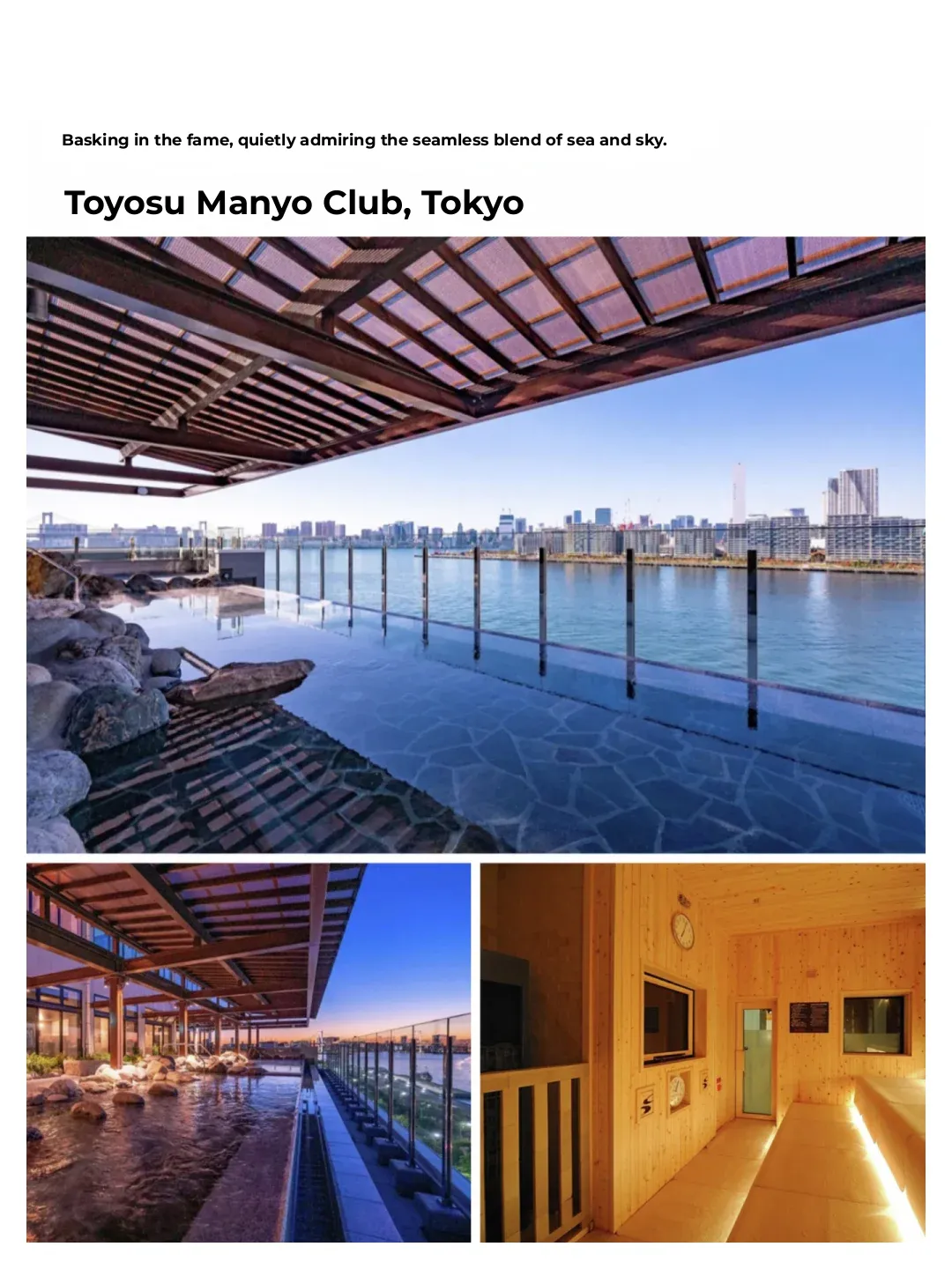 Tokyo | ♨️ How many of the newly opened hot spring facilities in 2024 have you visited?