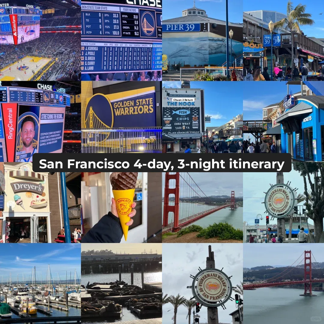 4 Days & 3 Nights in San Francisco 🇺🇸