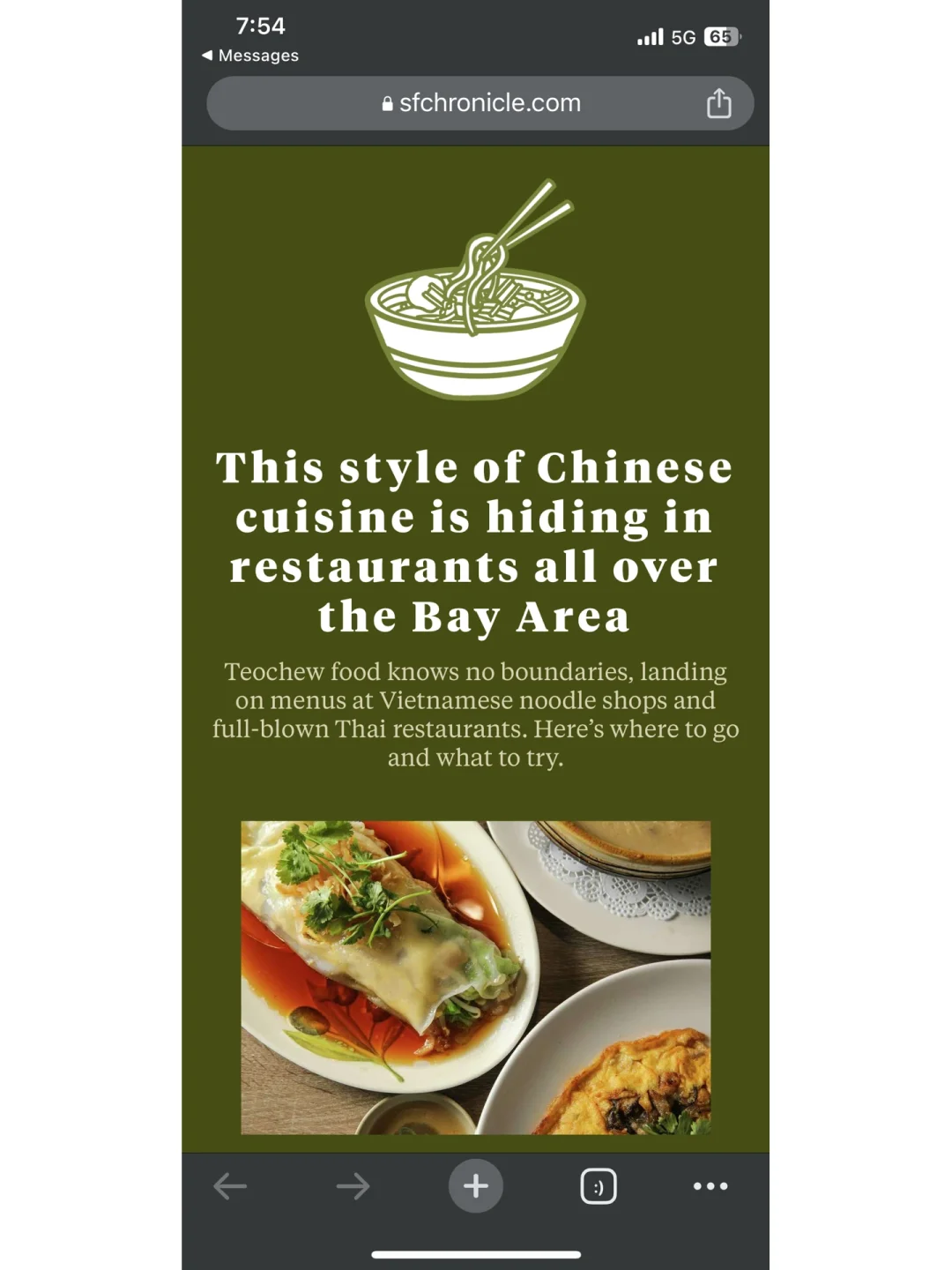 So Excited! Chaozhou Cuisine Featured in SF Chronicle