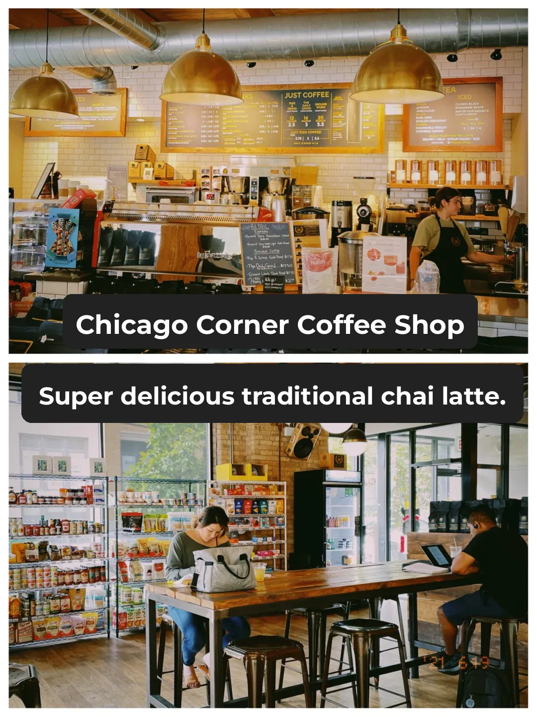 【Food Hunt】Chicago / Perfect Ambiance / Corner Coffee Shop